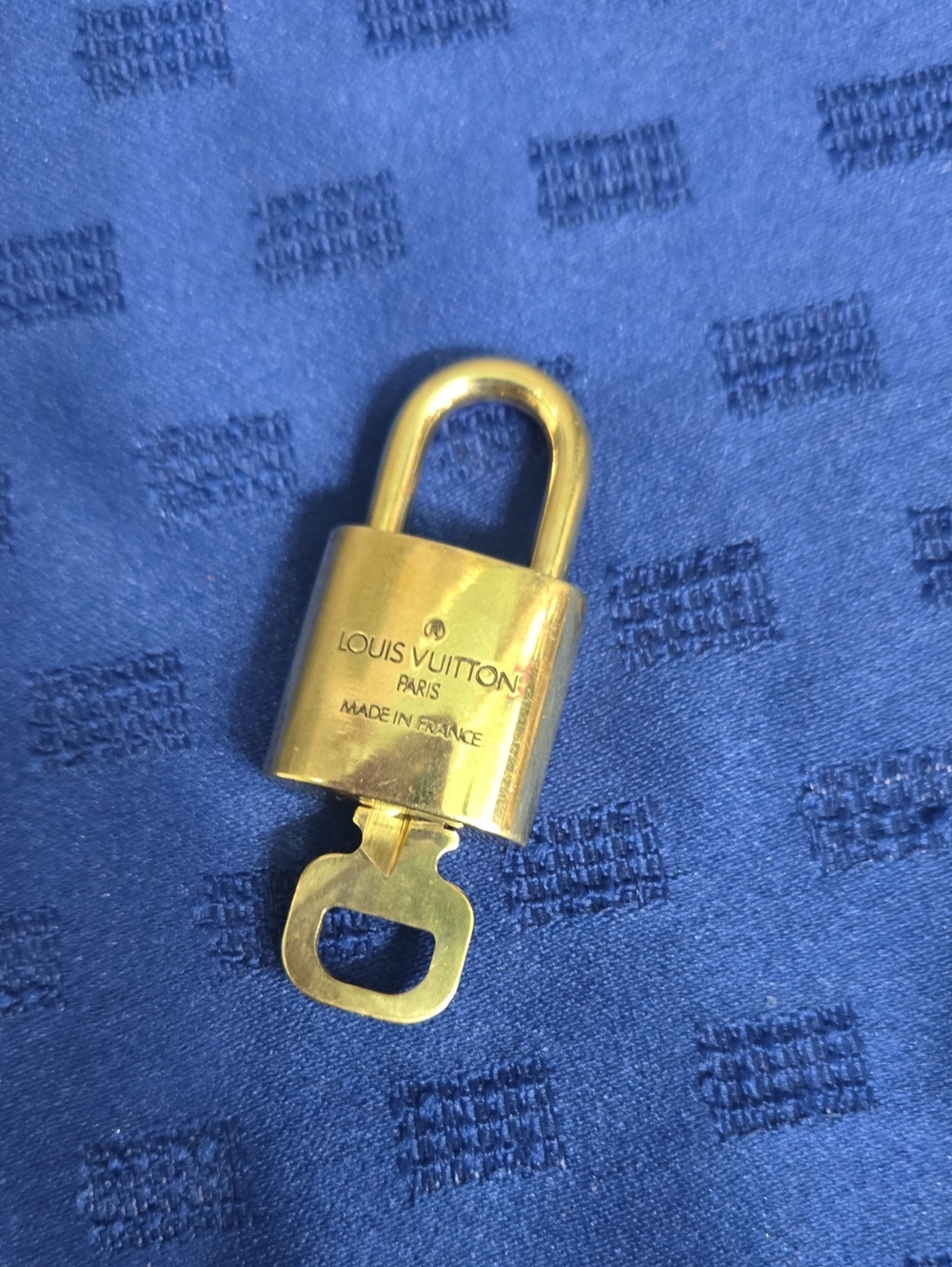 Louis Vuitton Gold-tone Padlock & Key
